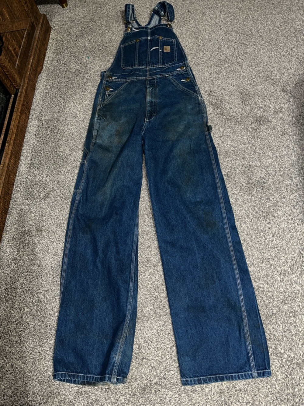 Berne workwear Denim Overalls Pre-Owned see measurements lots of life left 32x29